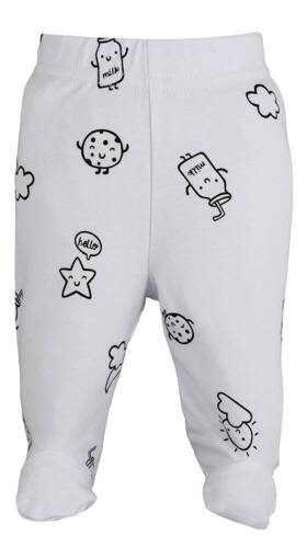 Półśpiochy bawełniane Cookie  Koala - biały