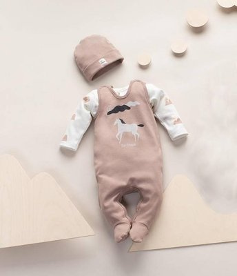 Śpiochy niemowlęce "Dreamer" Pinokio - beż