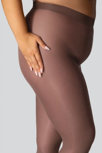 Elizabeth Rajstopy Queen Size 70 den terra– gładkie, matowe, kolorowe, komfortowe
