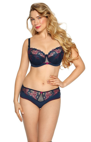 Biustonosz półusztywniany BS 993 Rosalia Gaia- granatowy