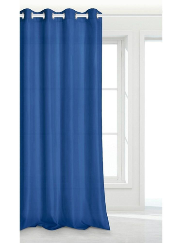 Zasłona gotowa na przelotkach Viva do salonu Spod Igły i Nitki srebrny