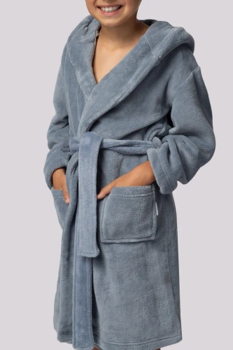 Szlafrok dziecięcy Bear Kids Envie light blue 