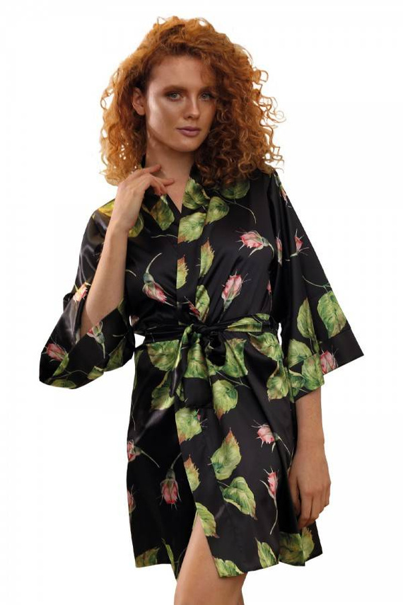 Podomka damska Flowers DKaren DK-P-czarny 008