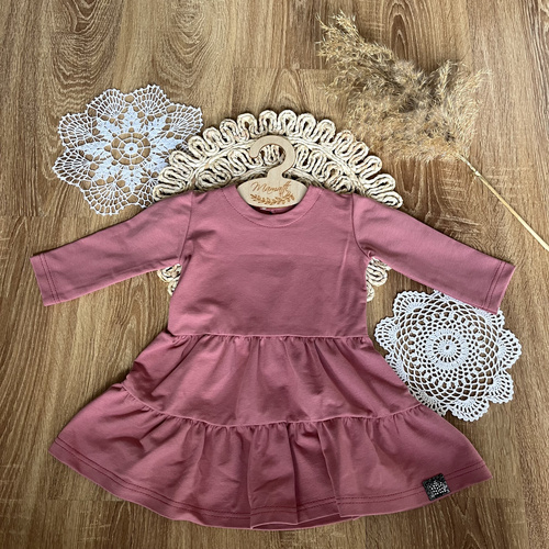 Sukienka z długim rękawem SE052 Mamatti