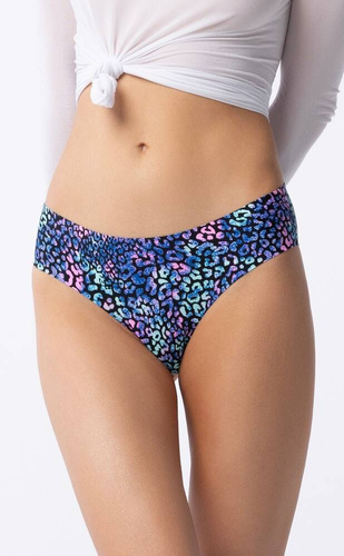 Figi damskie Illusion Simple Brasil Julimex - niebieski