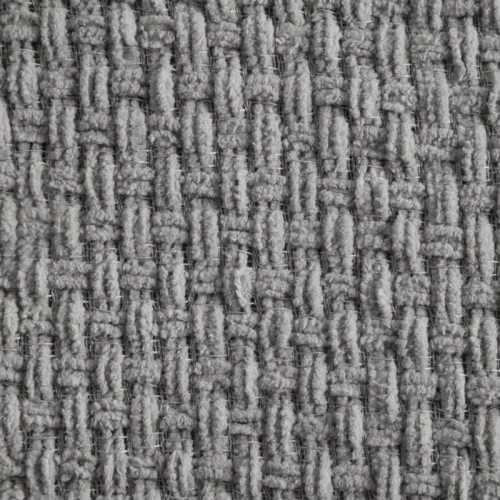 Koc tkany narzuta z frędzlami Suzi Eurofirany popielaty