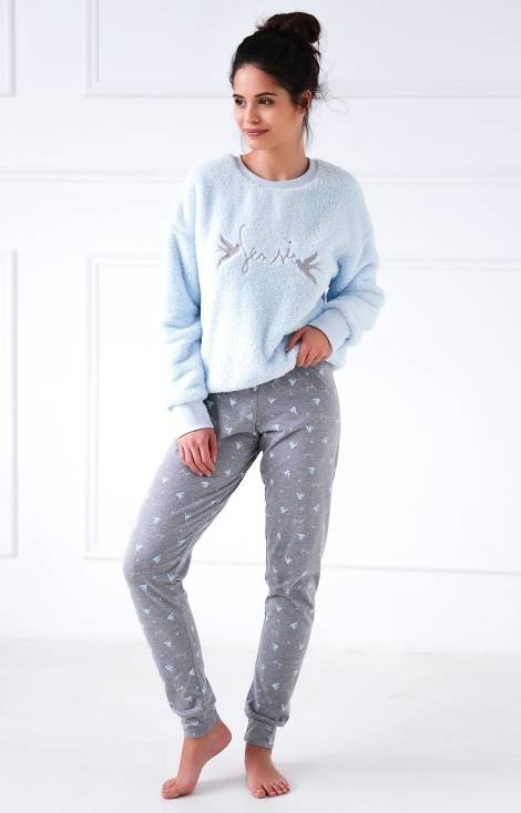 Piżama damska Idole Sensis - niebieski