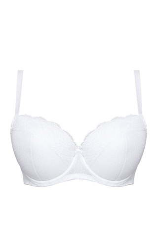 Biustonosz Usztywniany FulL Cup Pia Big Nipplex - biały