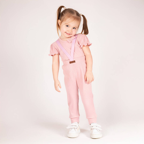 213018 Nelly Spodnie na szelkach Nicol