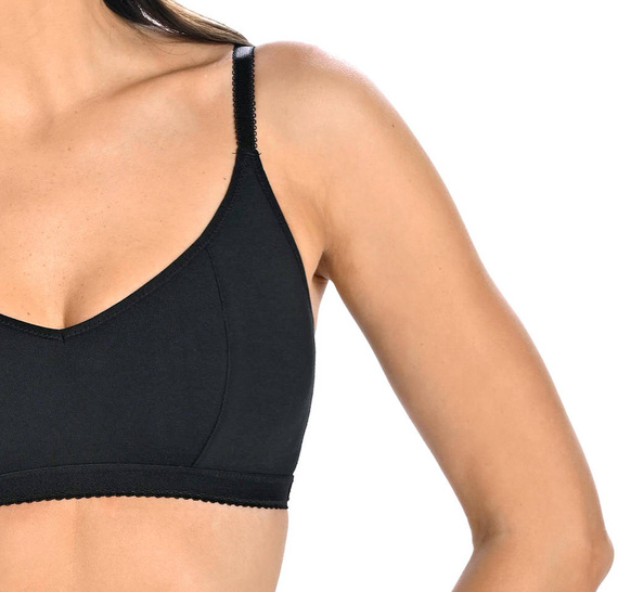 Biustonosz braletka bez fiszbin Bianca Teyli - czarny