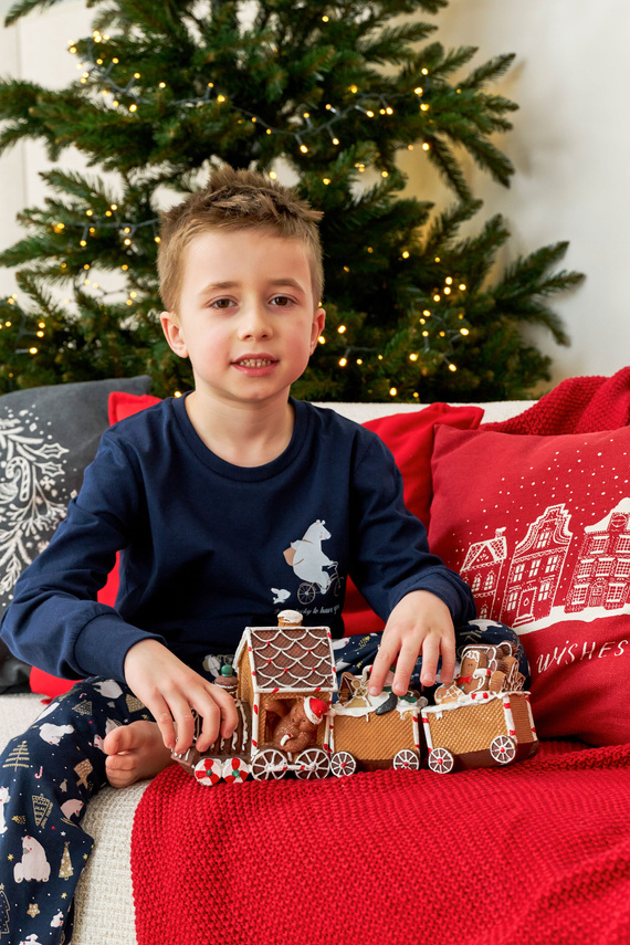 PDG.5264 "Frozen" Piżama dziecięca Unisex Doctor Nap - navy blue