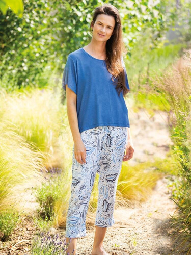 Piżama Damska LNS 773 Key niebieski