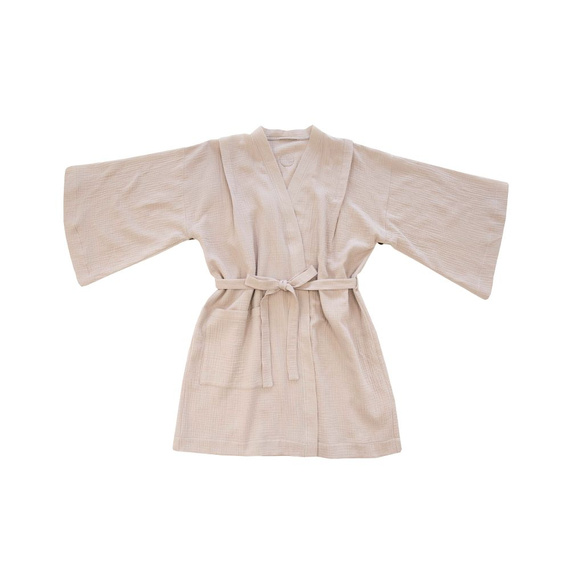 Szlafrok muślinowy kimono Makaszka | Naturalna 100% bawełna, stylowy i lekki