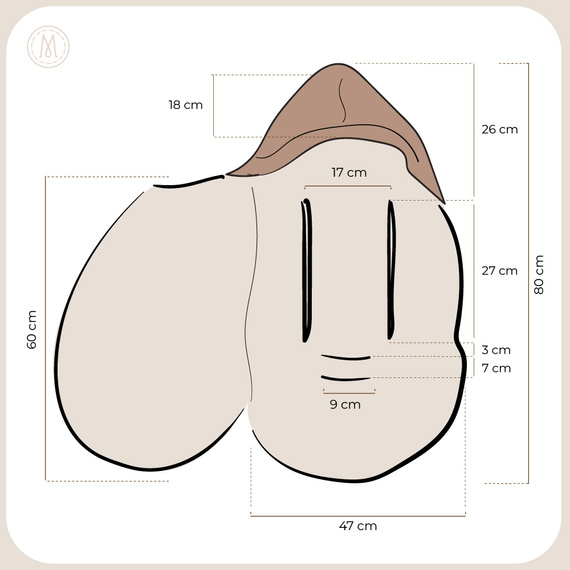 Śpiworek do wózka Alpaka Burgund Makaszka