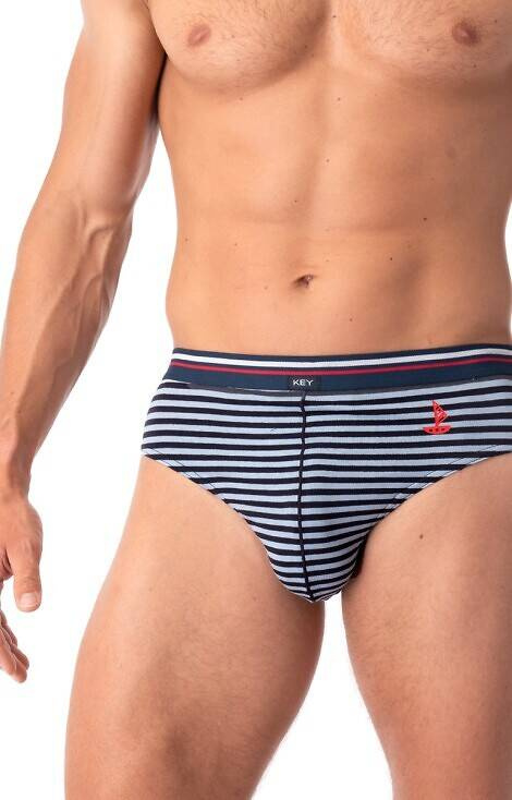 Slipy męskie MPP 338 2-pak Key - paski