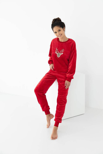 Piżama damska Harriet Sensis - czerwony