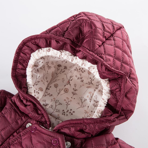 Pajac, kombinezon pikowany Bloom Eevi - bordowy