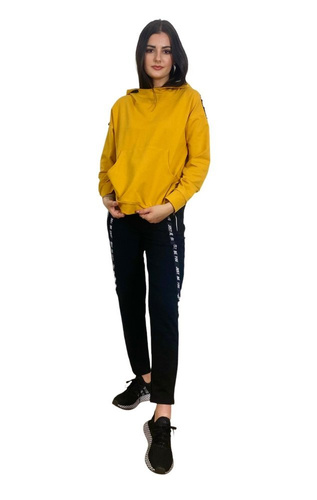 Komplet dresowy 496 Just Forex - miodowy