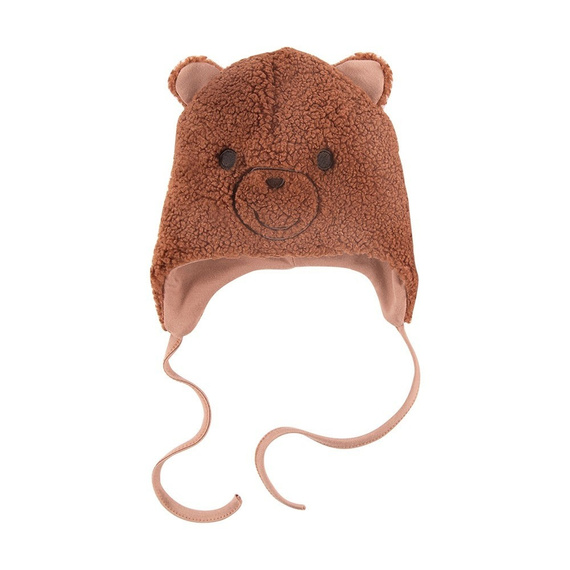 Czapka niemowlęca baranek Cars & Bears Eevi - beżowa