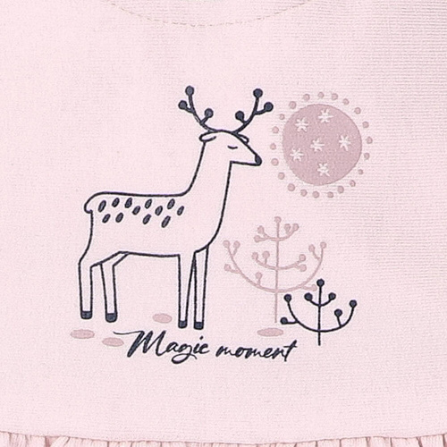 Sukienka z bawełny organicznej Jelonki Nini różowy 