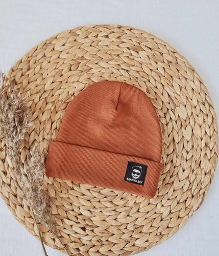 Czapka 2415P Bandito boy prążek podwójna Marija - cynamon