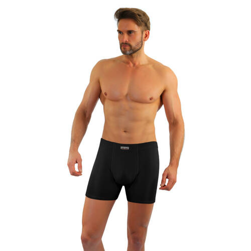 Bokserki męskie BM04 Lizard Sesto Senso - czarny