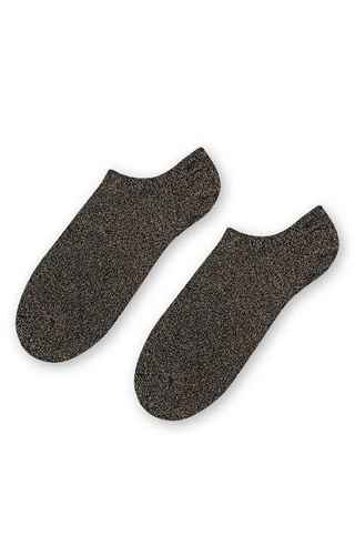 Art.100 Stopki damskie Bamboo Lurex Steven - czarny 004