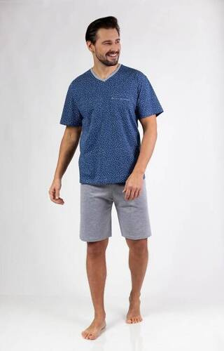 Piżama męska 481 Regina - niebieski