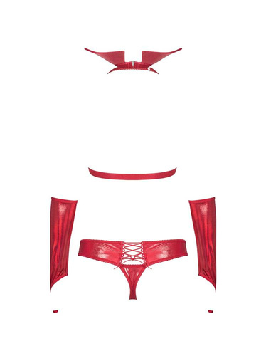 Komplet Vampines Obsessive czerwony 