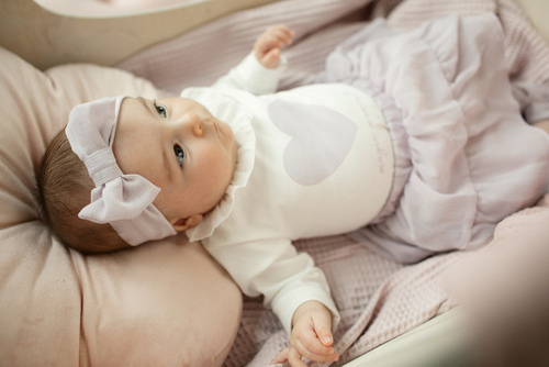 Body z długim rękawem Charlotte Pinokio - ecru