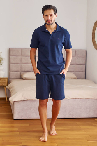 PMB.7216 Piżama Męska Doctor Nap - navy