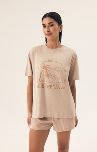 Piżama Damska 42672 Nules Henderson - nude