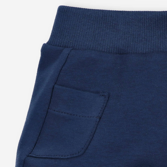 Spodnie dresowe z bawełny organicznej Nini granatowy