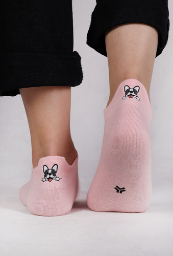 SKS-0033 A200 Stopki Damskie Pieski YO! mix