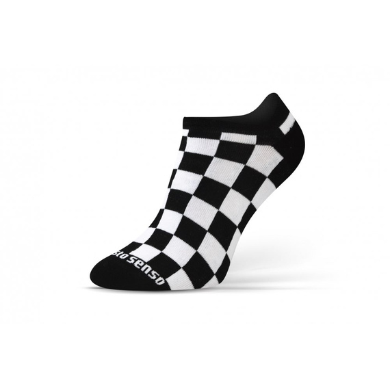 Szachy Skarpety stopki finest cotton dwie różne Sesto Senso czarny