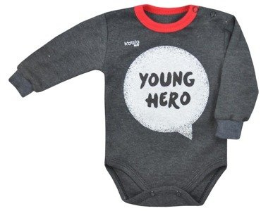 Body niemowlęce "HERO" Koala grafitowe