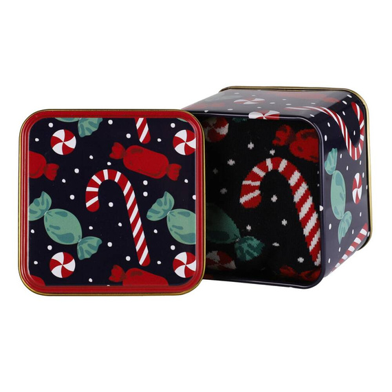 Skarpety damskie/męskie w ozdobnym pudełku CMLS700-004 Moraj - mix kolorów