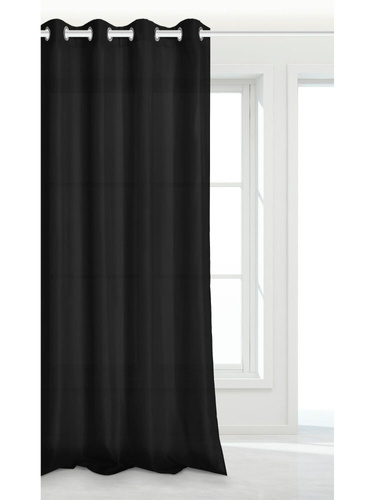 Zasłona gotowa na przelotkach Viva do salonu Spod Igły i Nitki srebrny