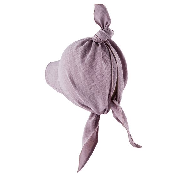 Chustka z daszkiem muślinowa Botanic Eevi - wrzos