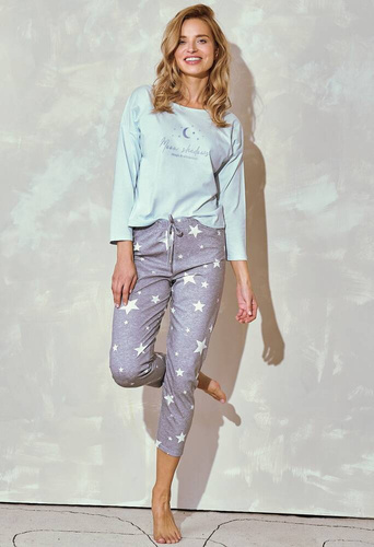 Piżama damska 3210 Brigitte Taro - seledynowy