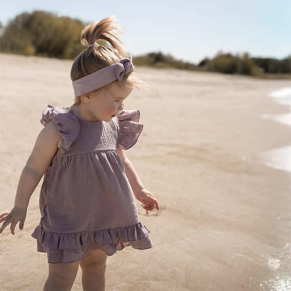 Sukienka muślinowa Botanic Eevi - wrzos