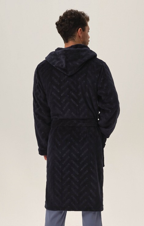 Szlafrok Męski 41942 Hacker Henderson - navy