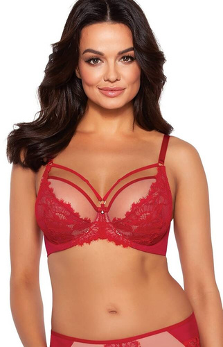 Miękki Biustonosz 1824 Ava czerwony