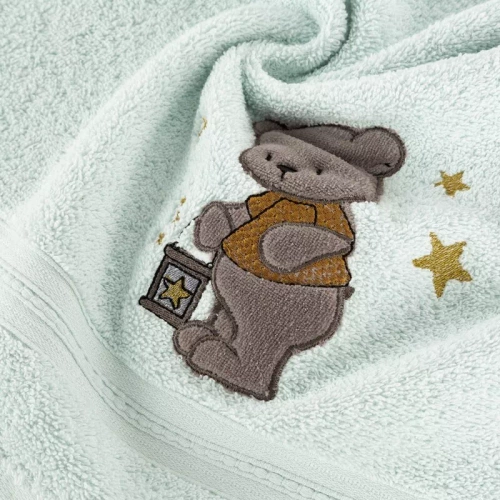 Ręcznik dziecięcy Miś Baby 62 Eurofirany miętowy 