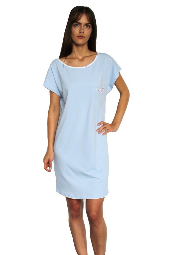 Koszula nocna 433 Maribell Forex - niebieski