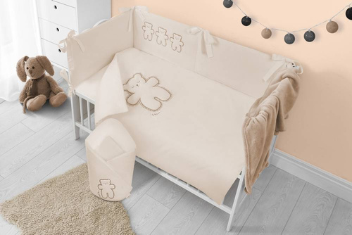 Pościel 5-częściowa Leoś Belisima - ecru 