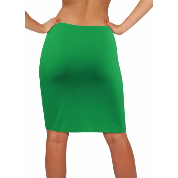 Spódnica damska gładka Sesto Senso zielony