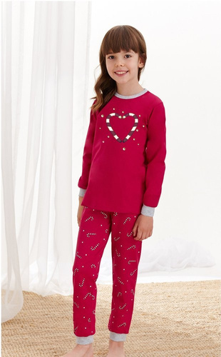  Piżama dziewczęca 433 , 434 Ada Taro czerwony