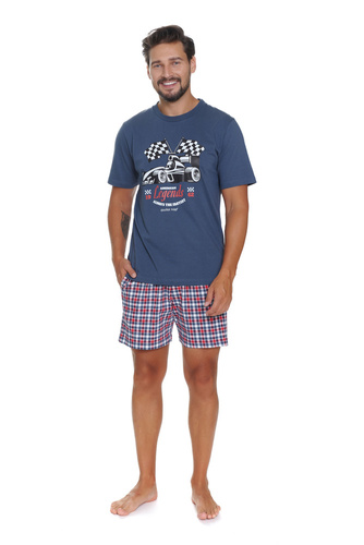PMB.5353 Piżama Męska Doctor Nap - deep blue