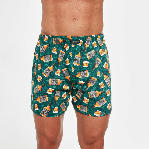 Bokserki męskie 001/146 011/146 Classic Cornette zielony